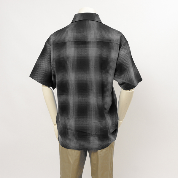 CALTOP キャルトップ OMBRE CHECK SHIRTS 半袖オンブレチェック シャツ メンズ トップス の画像