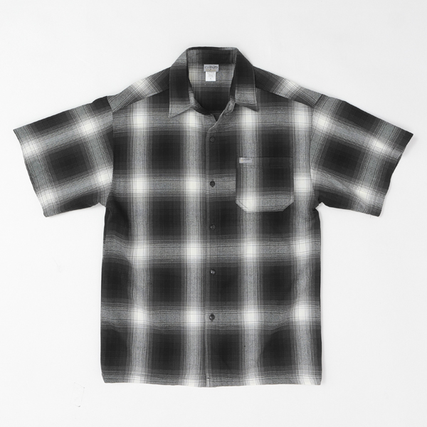 CALTOP キャルトップ OMBRE CHECK SHIRTS 半袖オンブレチェック シャツ メンズ トップス の画像