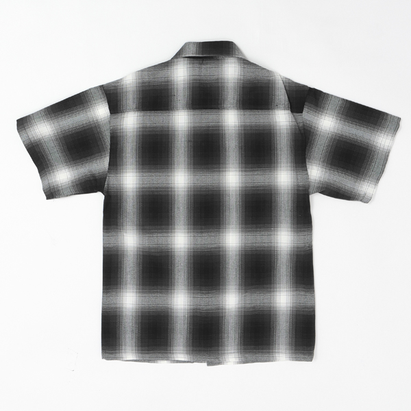 CALTOP キャルトップ OMBRE CHECK SHIRTS 半袖オンブレチェック シャツ メンズ トップス の画像