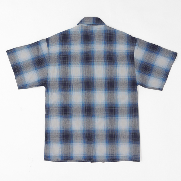 CALTOP キャルトップ OMBRE CHECK SHIRTS 半袖オンブレチェック シャツ メンズ トップス の画像