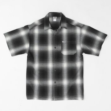 CALTOP キャルトップ OMBRE CHECK SHIRTS 半袖オンブレチェック シャツ メンズ トップス の画像