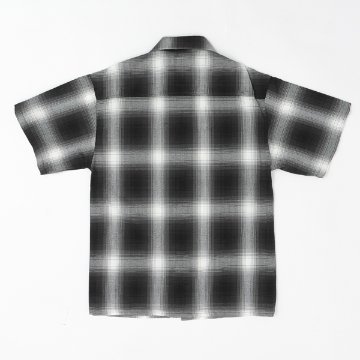 CALTOP キャルトップ OMBRE CHECK SHIRTS 半袖オンブレチェック シャツ メンズ トップス の画像