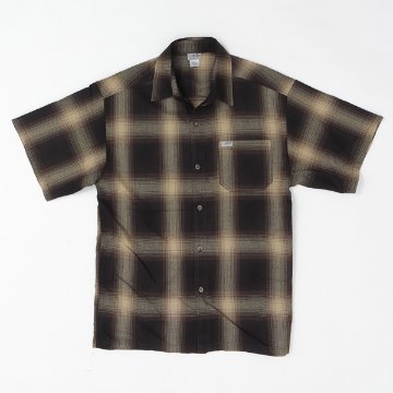 CALTOP キャルトップ OMBRE CHECK SHIRTS 半袖オンブレチェック シャツ メンズ トップス の画像