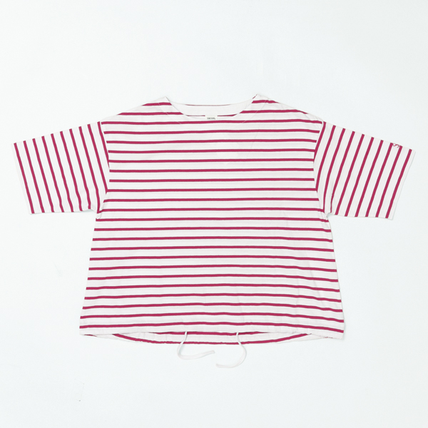 サムシング something st671 バスクシャツ ボーダー Tシャツ レディース トップス 綿100％ ドライタッチ の画像
