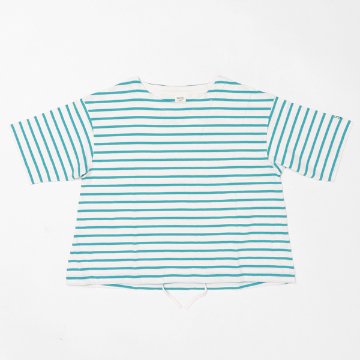 サムシング something st671 バスクシャツ ボーダー Tシャツ レディース トップス 綿100％ ドライタッチ の画像