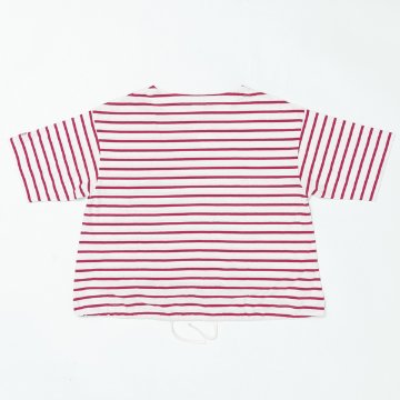 サムシング something st671 バスクシャツ ボーダー Tシャツ レディース トップス 綿100％ ドライタッチ の画像