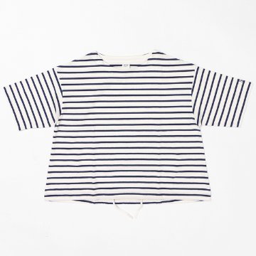 サムシング something st671 バスクシャツ ボーダー Tシャツ レディース トップス 綿100％ ドライタッチ の画像