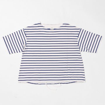 サムシング something st671 バスクシャツ ボーダー Tシャツ レディース トップス 綿100％ ドライタッチ の画像