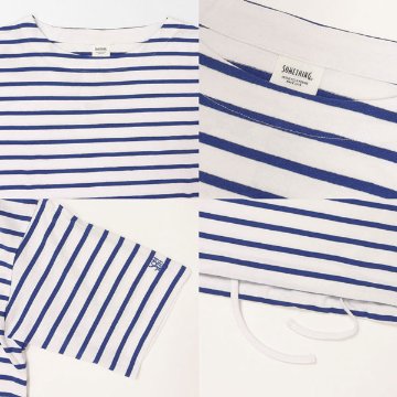 サムシング something st671 バスクシャツ ボーダー Tシャツ レディース トップス 綿100％ ドライタッチ の画像
