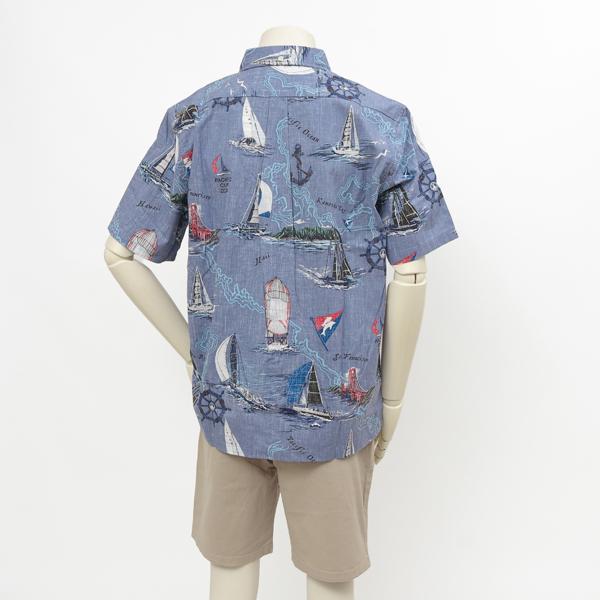 reynspooner レインスプーナー　126-6187 パシフィックカップ　2024 PULLOVER アロハ シャツ　ハワイ 夏 半袖の画像