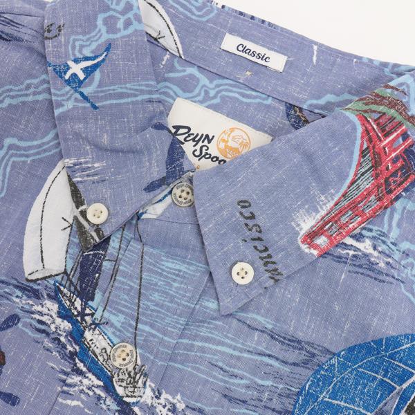 reynspooner レインスプーナー　126-6187 パシフィックカップ　2024 PULLOVER アロハ シャツ　ハワイ 夏 半袖の画像