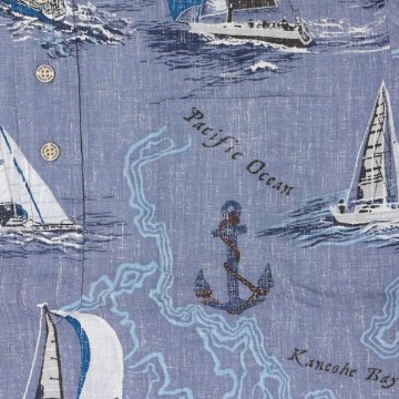 reynspooner レインスプーナー　126-6187 パシフィックカップ　2024 PULLOVER アロハ シャツ　ハワイ 夏 半袖の画像