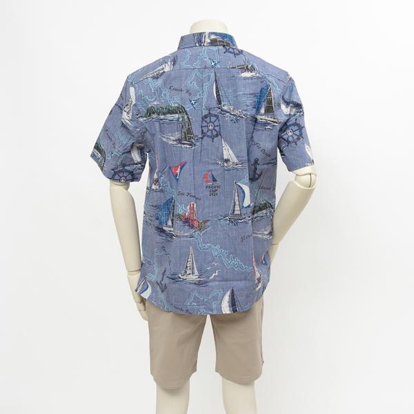reynspooner レインスプーナー　125-6187 パシフィックカップ　2024 BUTTON FTONT 前開き アロハ シャツ　ハワイ 夏 半袖の画像