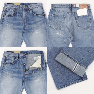 LEVI'S VINTAGE CLOTHING リーバイス ヴィンテージ クロージング 1955年モデル 501XX 50155-0093 ダメージ リメイク加工 リペア メンズ ジーンズ の画像