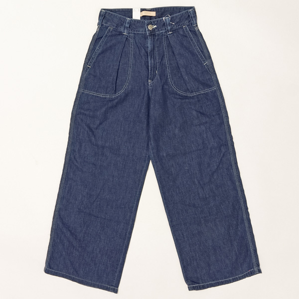Something サムシング sn1005 LINEN PAINTER WIDE リネン ペインター ワイド レディース 日本製 の画像
