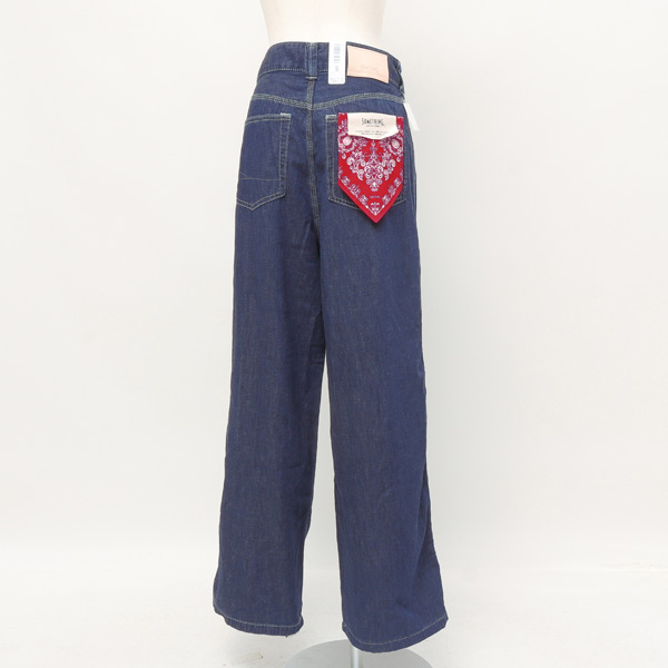 Something サムシング sn1005 LINEN PAINTER WIDE リネン ペインター ワイド レディース 日本製 の画像