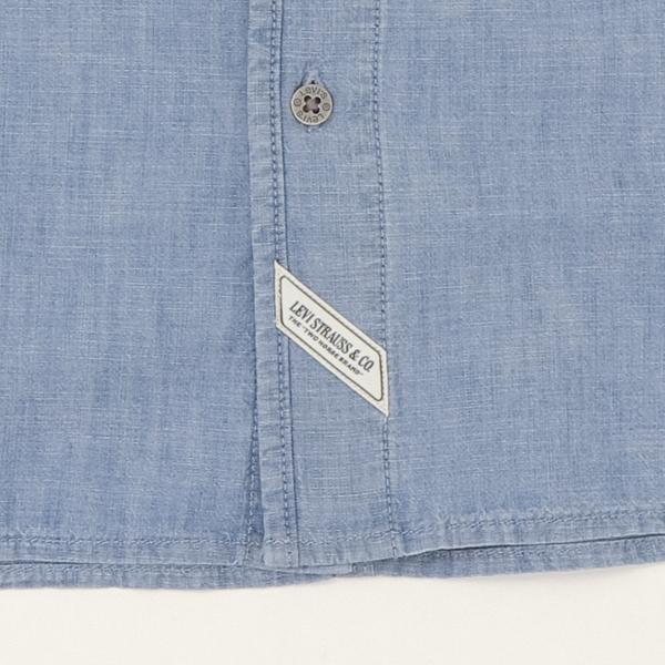 LEVI'S リーバイス a7224-00 ワークシャツ トップス シャツ メンズ 長袖 デニム ロングスリーブ の画像