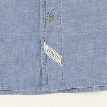LEVI'S リーバイス a7224-00 ワークシャツ トップス シャツ メンズ 長袖 デニム ロングスリーブ の画像