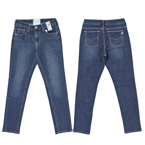 C17 cs326 COOL 実感さらさら涼し サマー スキニー パンツ レディース SKINNY DENIM ストレッチ の画像