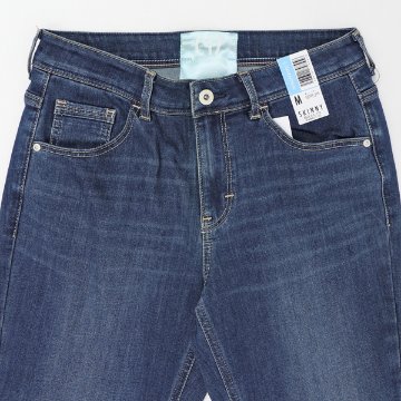 C17 cs326 COOL 実感さらさら涼し サマー スキニー パンツ レディース SKINNY DENIM ストレッチ の画像