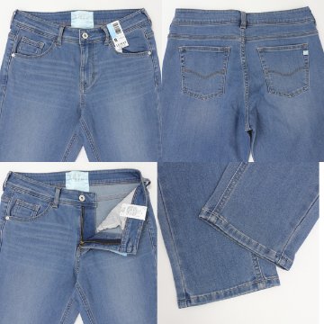 C17 cs326 COOL 実感さらさら涼し サマー スキニー パンツ レディース SKINNY DENIM ストレッチ の画像