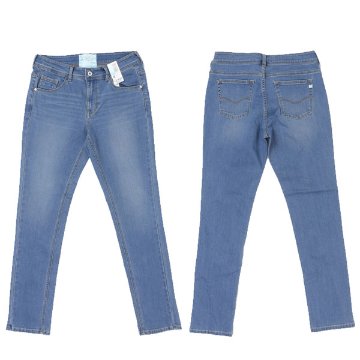 C17 cs326 COOL 実感さらさら涼し サマー スキニー パンツ レディース SKINNY DENIM ストレッチ の画像