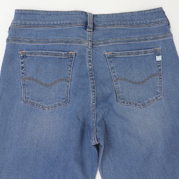 C17 cs326 COOL 実感さらさら涼し サマー スキニー パンツ レディース SKINNY DENIM ストレッチ の画像