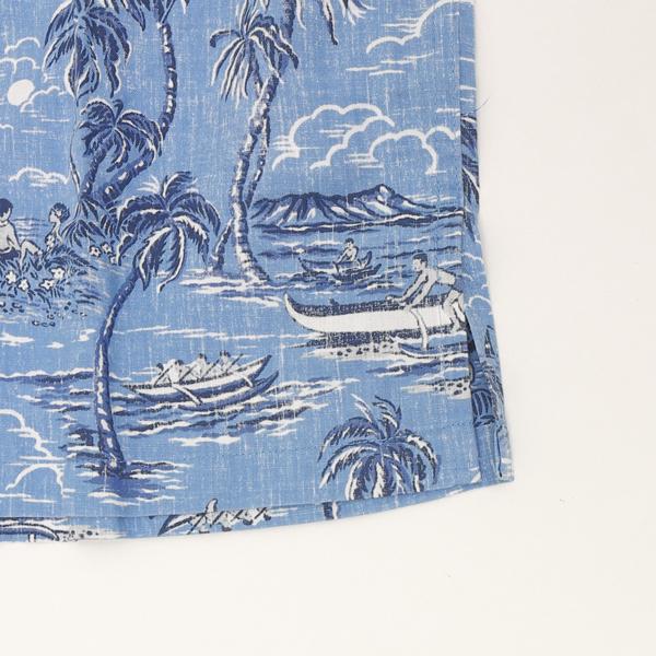 reynspooner レインスプーナー　ISLAND PARADISE BF 125-6221 Spooner Kloth But BUTTON FTONT 前開き アロハ シャツ　ハワイ 夏 半袖の画像