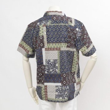  Levis リーバイス 72625-0110 The Sunset Camp Shirt 10)DRESS BLUE　サンセットキャンプシャツ　半袖シャツ　アロハシャツ　開襟の画像