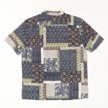  Levis リーバイス 72625-0110 The Sunset Camp Shirt 10)DRESS BLUE　サンセットキャンプシャツ　半袖シャツ　アロハシャツ　開襟の画像