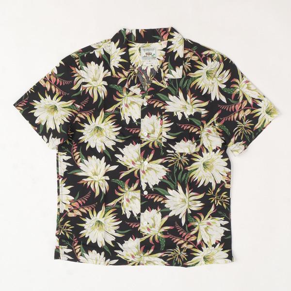Levis リーバイス 72625-0116 The Sunset Camp Shirt 16)JET BLACK 　サンセットキャンプシャツ　半袖シャツ　アロハシャツ　開襟の画像