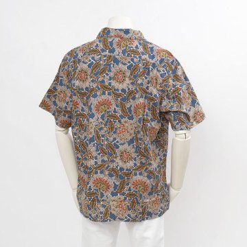 Levis リーバイス 72625-0117 The Sunset Camp Shirt  ELIAN FLORAL WHITE PEPP サンセットキャンプシャツ 半袖シャツ アロハシャツ 開襟 メの画像