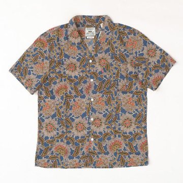 Levis リーバイス 72625-0117 The Sunset Camp Shirt  ELIAN FLORAL WHITE PEPP サンセットキャンプシャツ 半袖シャツ アロハシャツ 開襟 メの画像