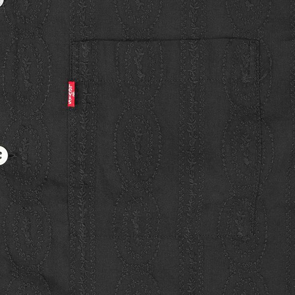 Levis リーバイス 72625-0115 The Sunset Camp Shirt  EMBER DETAIL STRIOE V3  　サンセットキャンプシャツ　半袖シャツ　アロハシャツ　開襟の画像
