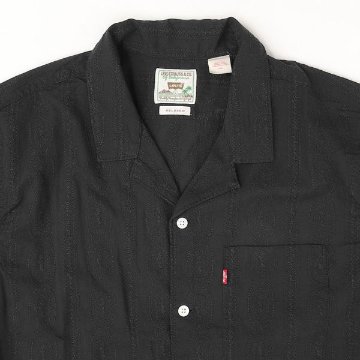 Levis リーバイス 72625-0115 The Sunset Camp Shirt  EMBER DETAIL STRIOE V3  　サンセットキャンプシャツ　半袖シャツ　アロハシャツ　開襟の画像