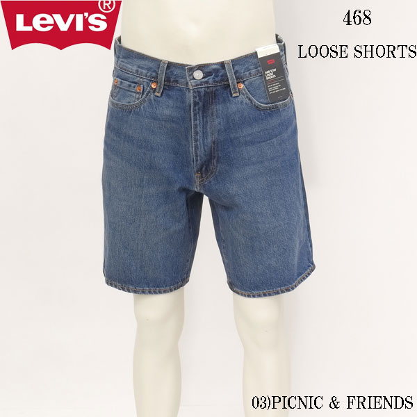 LEVI'S リーバイス A8461-00 468 LOOSE SHORTS メンズ ショートパンツ バギー カーゴ 短パン 半ズボン の画像
