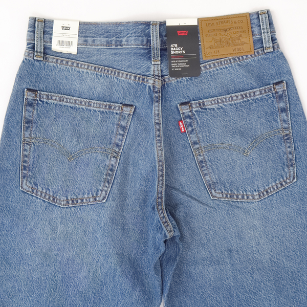 LEVI'S リーバイス 001JM-0005 478 BAGGY SHORTS メンズ ショートパンツ バギー 短パン 半ズボン の画像