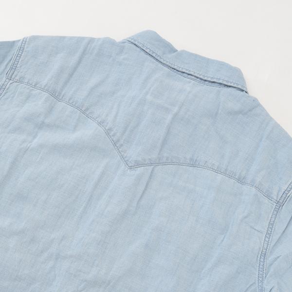 リーバイス　BARSTOW ウエスタンシャツ STANDARD　85744-00 66)BURNETT LIGHT CHAMBRAY シャンブレー　5.0oz  ライトシャンブレーの画像