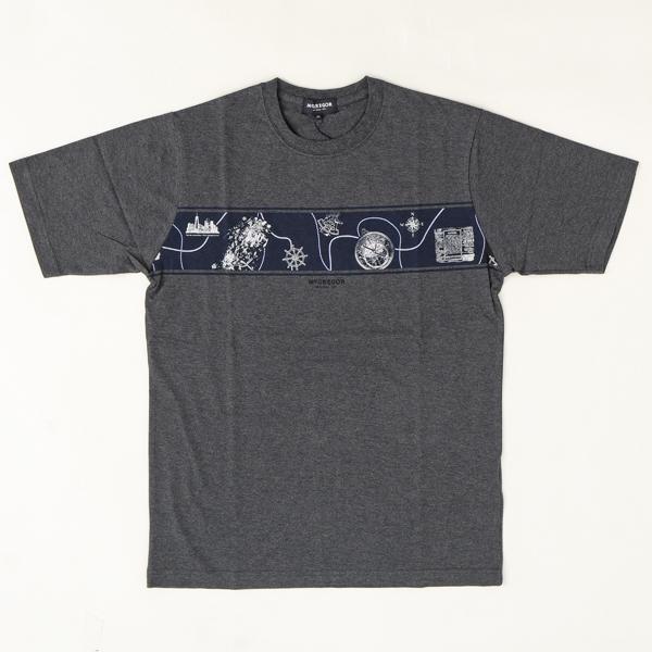 マッグレガー　メンズ半袖Ｔシャツ、111725104 航海時代のモチーフTeeシャツ M,L,XL  綿100％の画像
