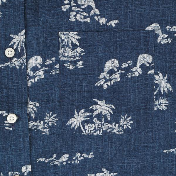 30％OFF McGREGOR　マクレガー 111164701 メンズ　半袖シャツ　ハワイアンアイビー　ボタダウンｓロハ風プリントシャツの画像