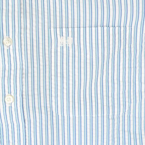 30％OFFセール McGREGOR　マクレガー 111164704 メンズ　半袖シャツ　COOL MAX サッカー素材の涼しいボタンダウン半袖シャツの画像