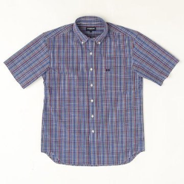 30％OFFセール McGREGOR　マクレガー 111164704 メンズ　半袖シャツ　COOL MAX サッカー素材の涼しいボタンダウン半袖シャツの画像