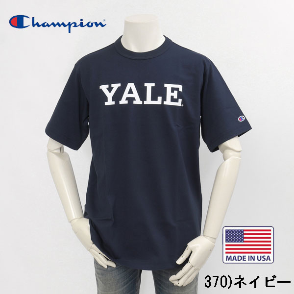Champion チャンピオン 米国製　USA製 C5-B306 YALE ショートスリーブTシャツ トップス 半袖 米国製 USA T1011の画像