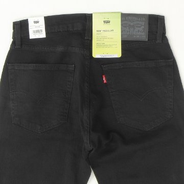 リーバイス LEVI'S 505 ジーンズ ストレート レギュラー ストレート ストレッチ 00505-1469 ブラック メンズ パンツ の画像
