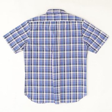  McGREGOR マックレガー メンズ 半袖シャツ 1111165101　10%OFF  Cool　Max ボタンダウウサッカーストライプ 綿75％　ポリエステル25％ の画像