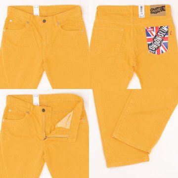 EDWIN　E1410  LONDON SLIM COLOR  ツイルストレッチカラースリム  綿98％　ポリウレタン2％　   牛革ラベル　太もも細目のスリム 　の画像