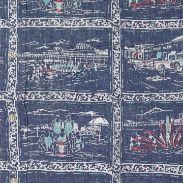 reynspooner レインスプーナー　125-5322 LIFE　GURDS CLASSIC ボタンフロント　前開　半袖　アロハシャツ　ハワイ　の画像
