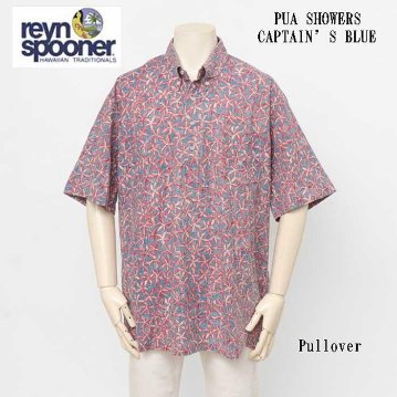 reynspooner レインスプーナー　126-5700　 PUA SHOWERS CLASSIC プルオバー 0441）CAPTAIN'S アロハ シャツ　ハワイ 夏 半袖 トップス の画像