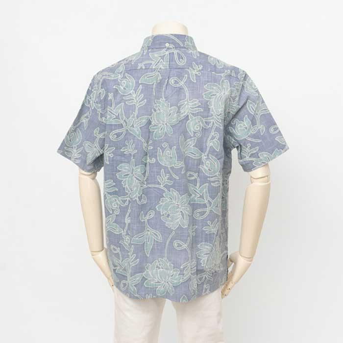 reynspooner レインスプーナー　126-6166 CLASSIC　PAREAU PO 0196）BLUE　HORIZON 半袖　アロハシャツの画像