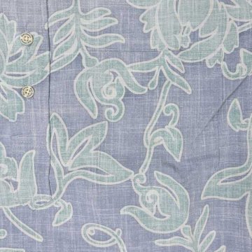 reynspooner レインスプーナー　126-6166 CLASSIC　PAREAU PO 0196）BLUE　HORIZON 半袖　アロハシャツの画像